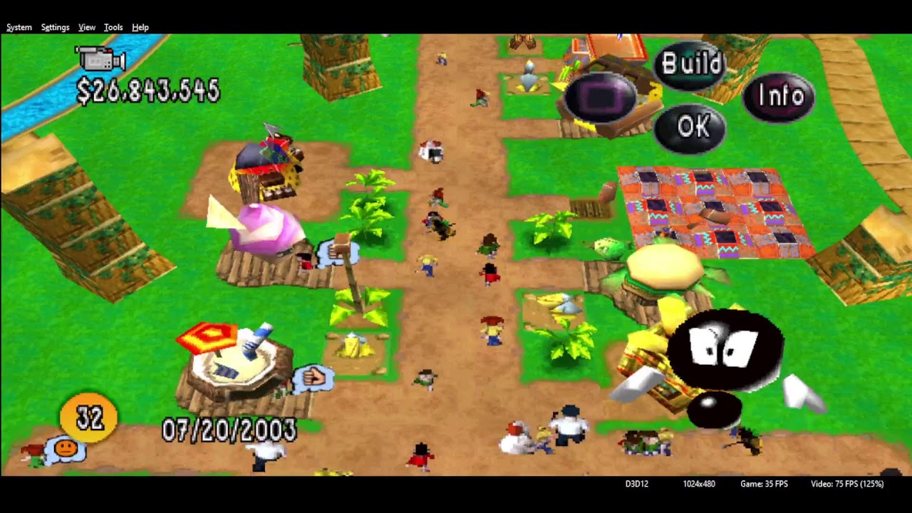 Game Membuat taman PS1