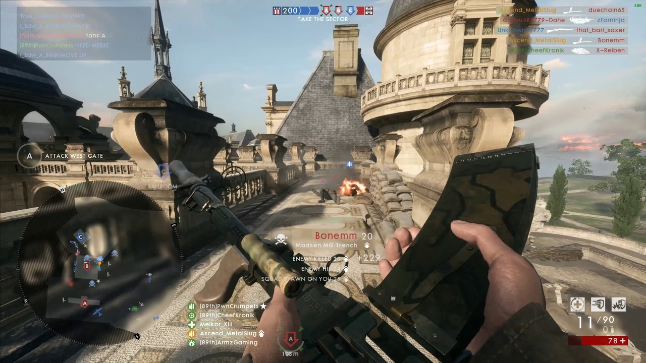Battlefield 1 | Madsen MG Trench (65-8) Highlights