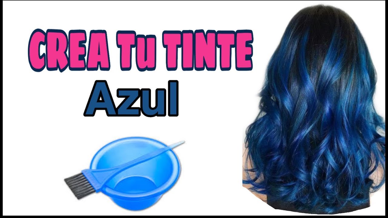 Como PREPARAR TINTE AZUL💆¡Pinta tu cabello SIN maltratarlo! 🏡
