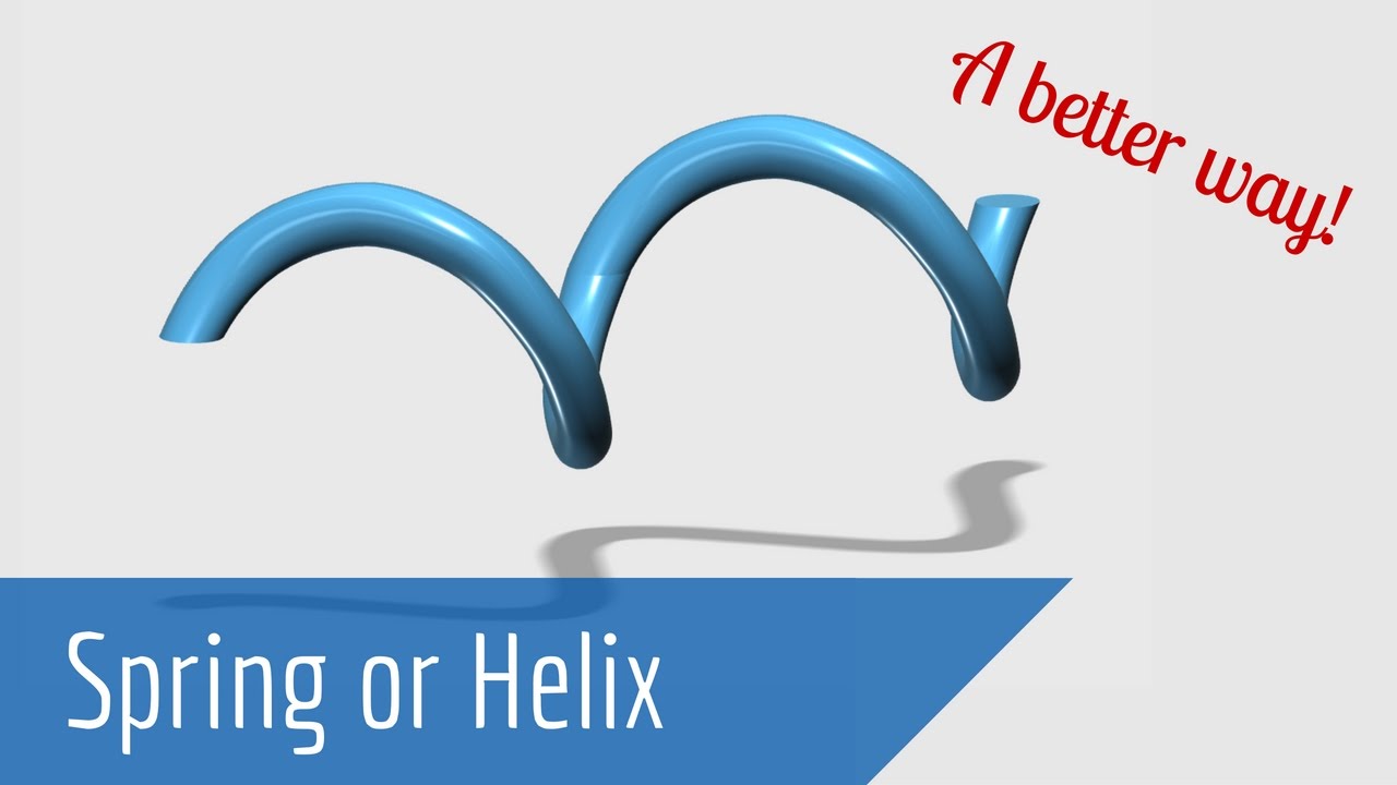 A Better Helix, Coil, Spring Tutorial [3D How-To]