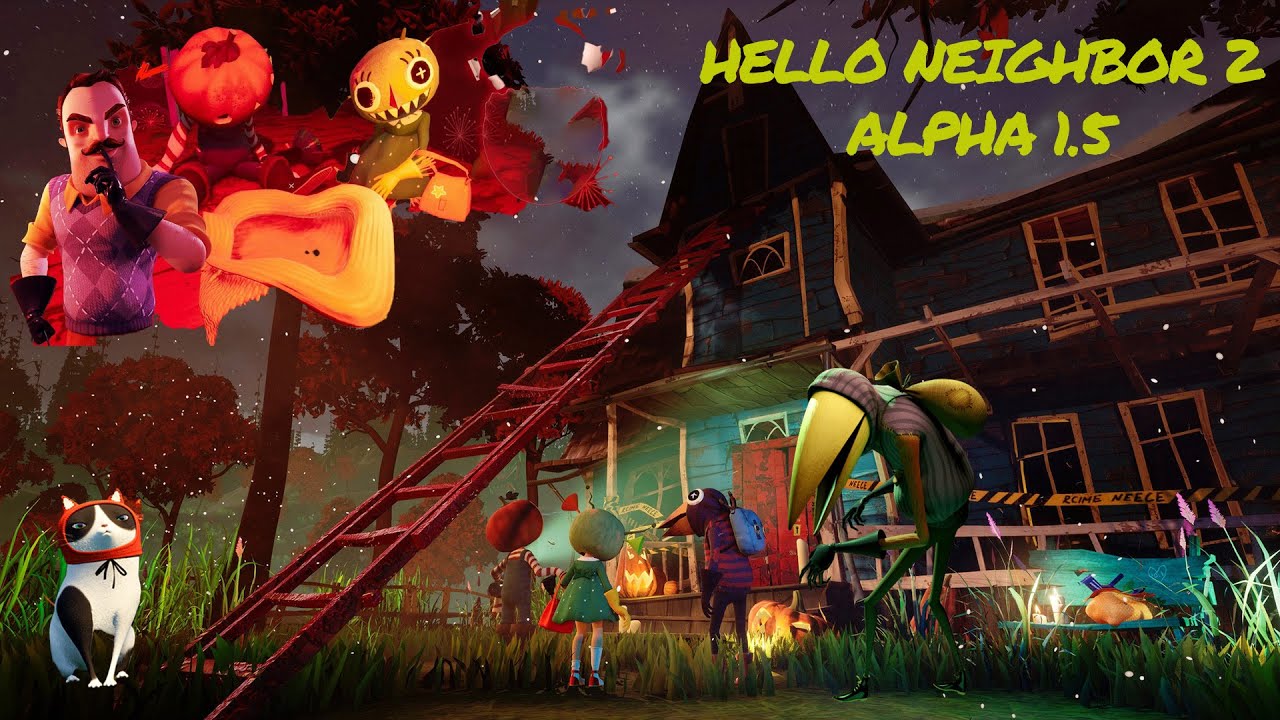 HELLO NEIGHBOR 2 ALPHA 1.5 BÖLÜM 2 / ŞEKERLERİ TOPLAYIP OYUNU BİTİRDİK..