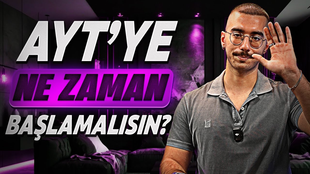 AYT'YE NE ZAMAN BAŞLAMALISIN? | #yks #yks2025