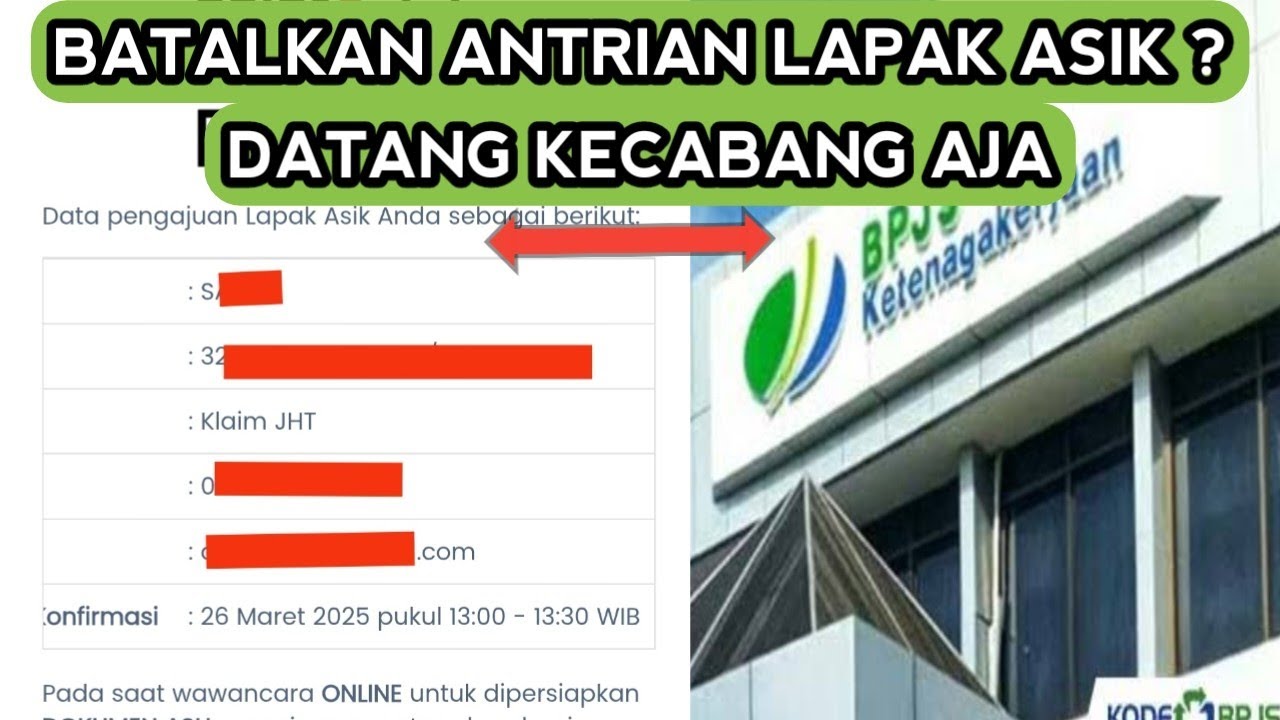 Batalkan antrian lapak asyik ?? mau kecabang aja bisa ?? Disimak baik-baik yah