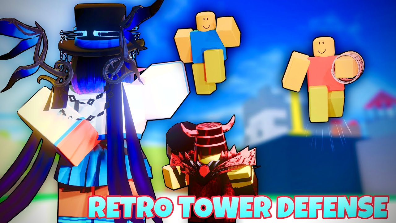 RETRO TOWER DEFENSE IS AMAZING! | Roblox | [C00LKID + 1X1 Retro Tower Defense]