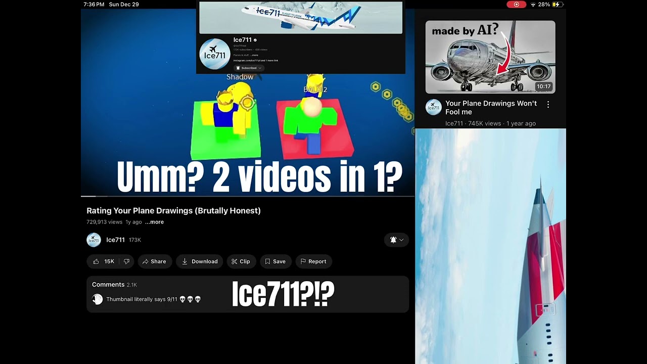 2 VIDEOS IN 1??!? | Also sub to @Ice711