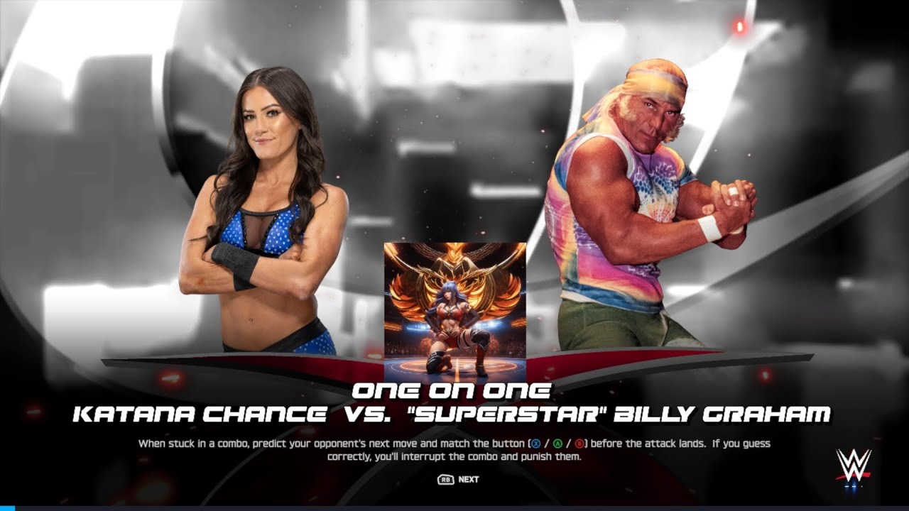 #wwe2k25 | Intergender singles match | Katana Chance vs Billy Graham | Request