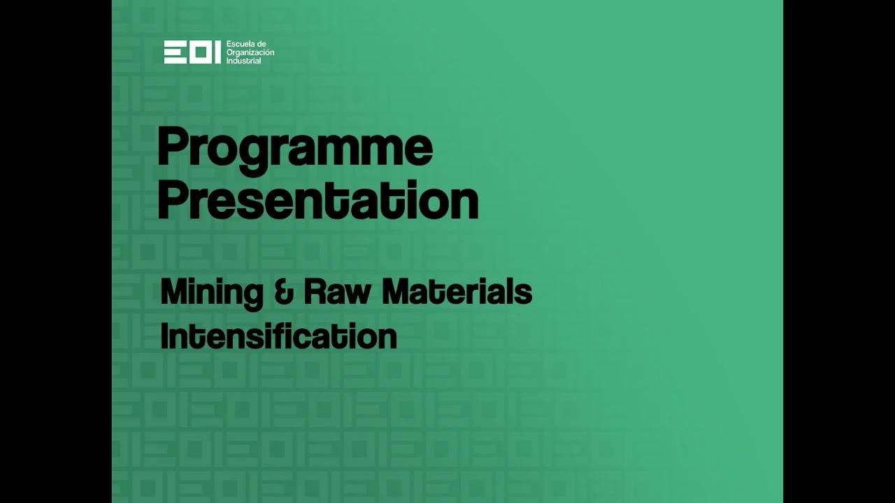 Mining and Raw Materials MBA
