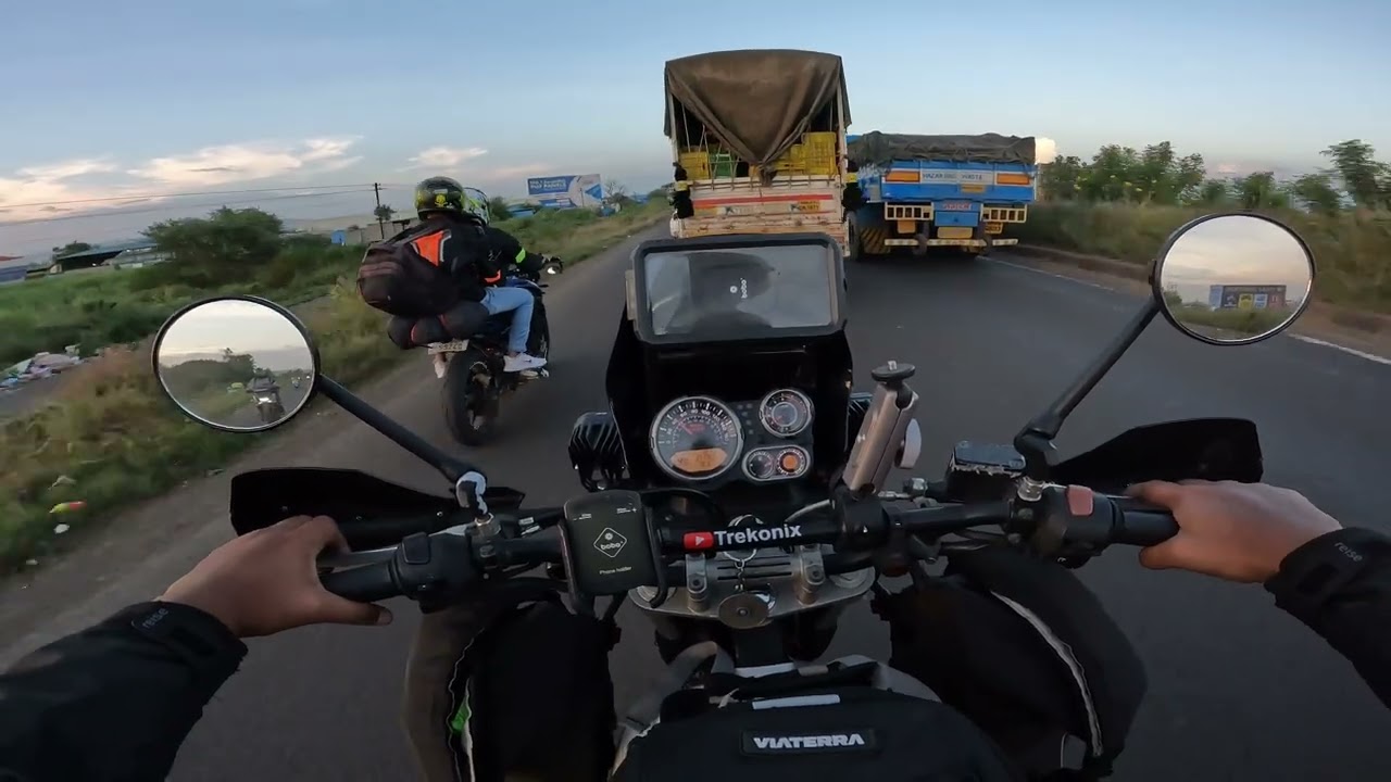 From Karnataka to Maharashtra | Evening Ride Gokak → Satara via Kolhapur🏍