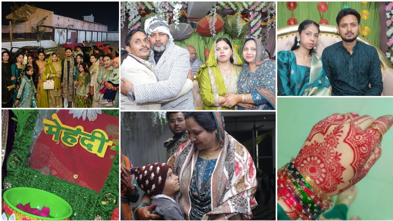 Mehndi Ceremony🌿 Vlog | Wedding Series Vlog 2 | Ladke Side Mehndi & Dance🌼