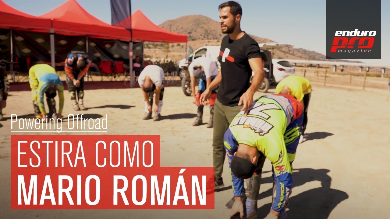 7 estiramientos que realiza Mario Román