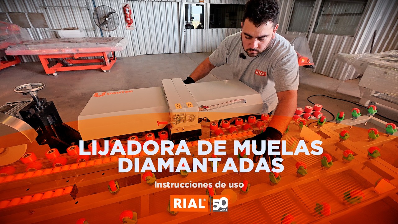 Tutorial Lijadora de Muelas Diamantadas UGUTEC | RIAL Soluciones para la industria del vidrio