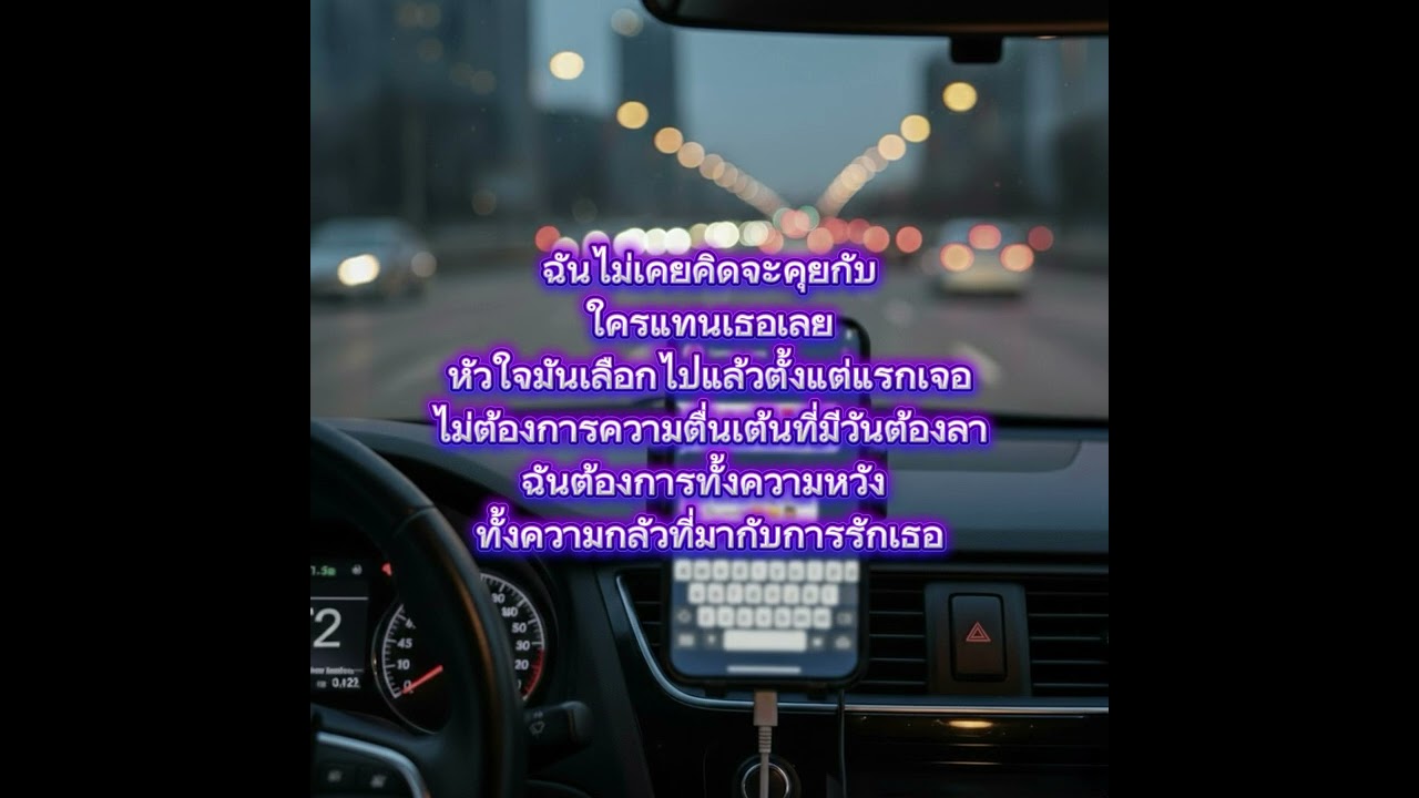 ฉันไม่เคยคิดจะคุยกับใครแทนเธอเลย