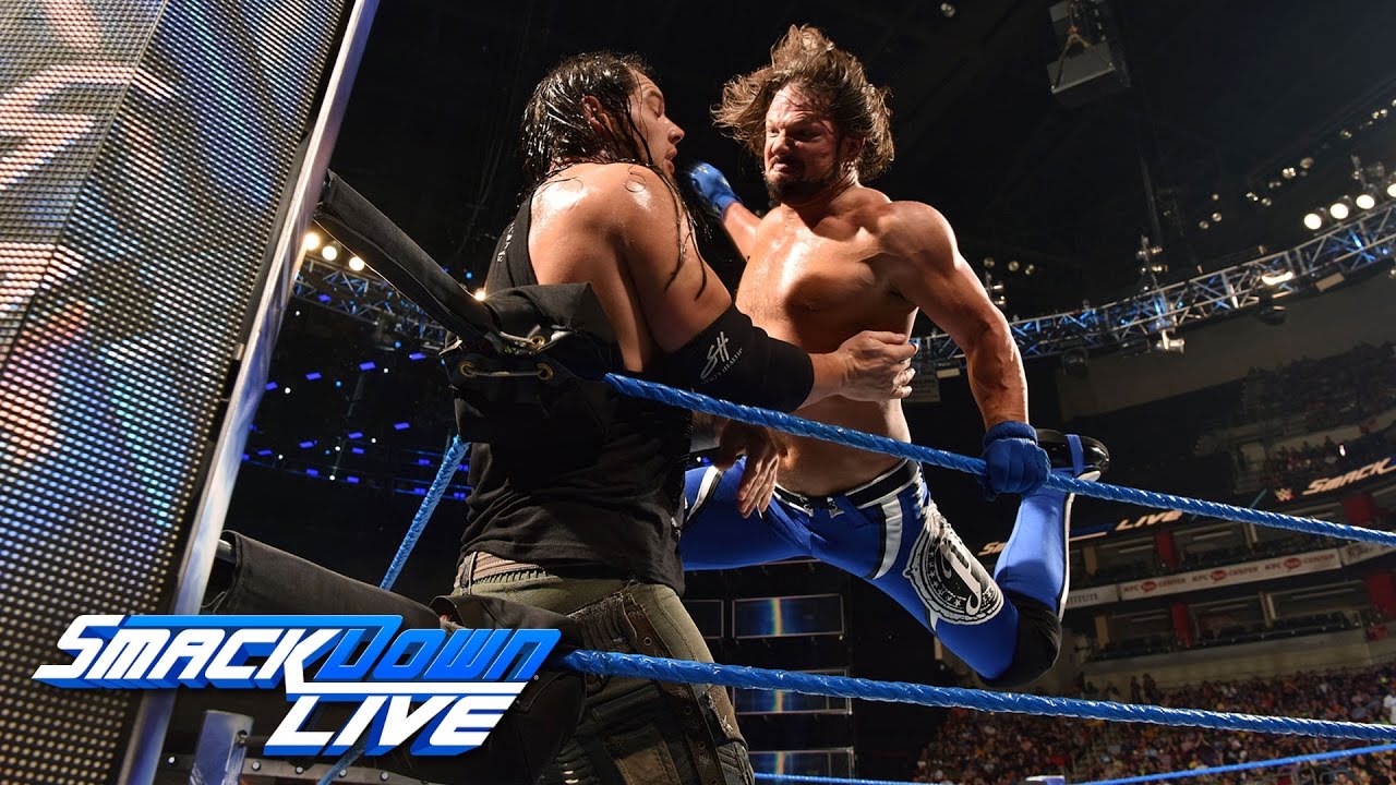Эй Джей Стайлз против Барона Корбина: SmackDown LIVE, 18 апреля 2017 г.