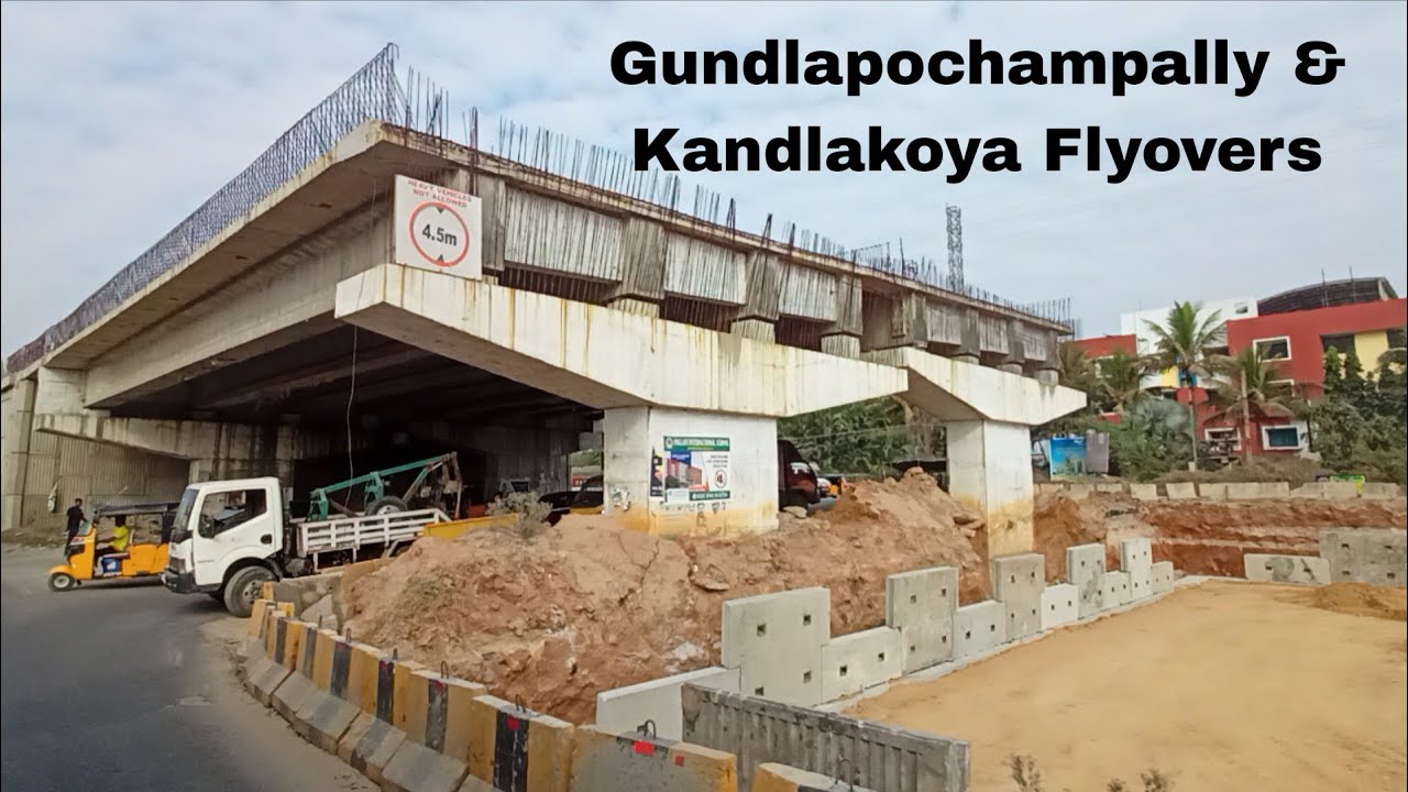 Gundlapochampally & Kandlakoya Flyover ll NH44 ll Jan 2026 Progress
