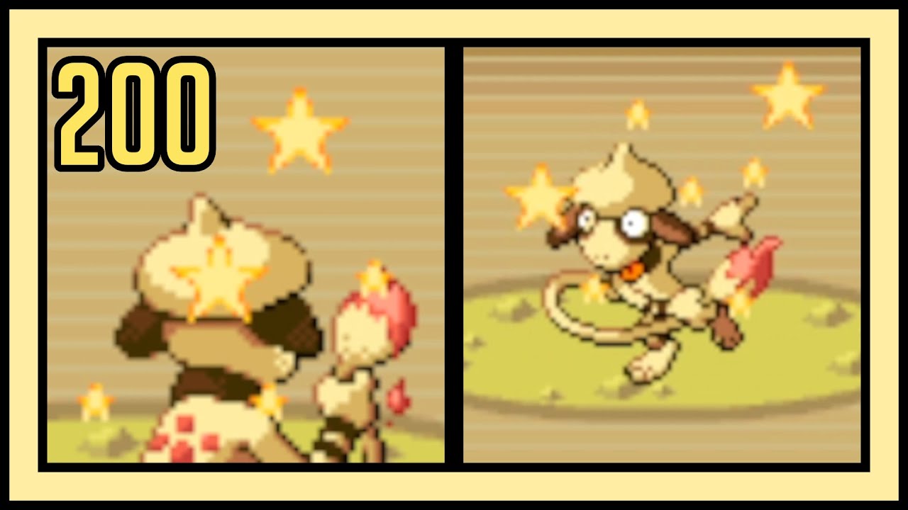 200th Shiny - Live Shiny Smeargle in Pokémon Emerald