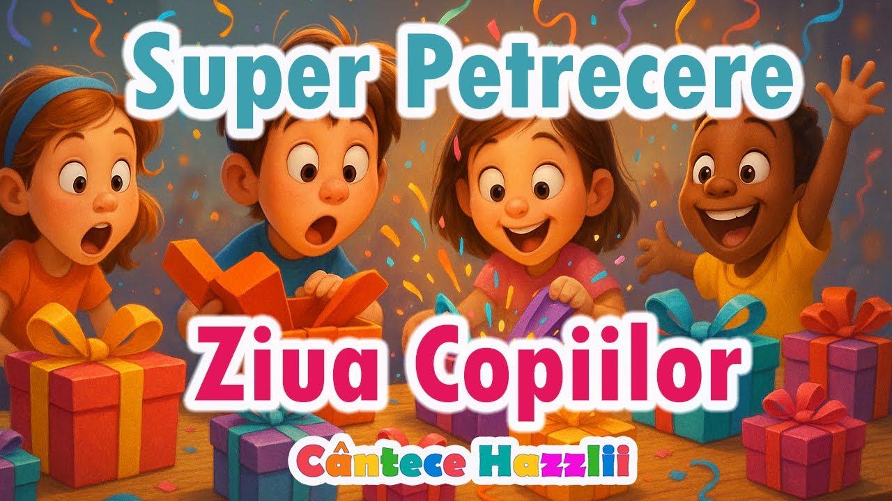 Cel mai nou cantec de 1 IUNIE 🎈 Ziua Copiilor e Aici! 🥳 C&acirc;ntecel Vesel și Colorat Copii #1iunie