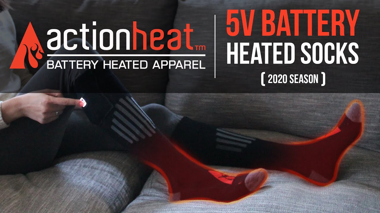 ActionHeat 5-Volt Battery Heated Socks - TheWarmingStore
