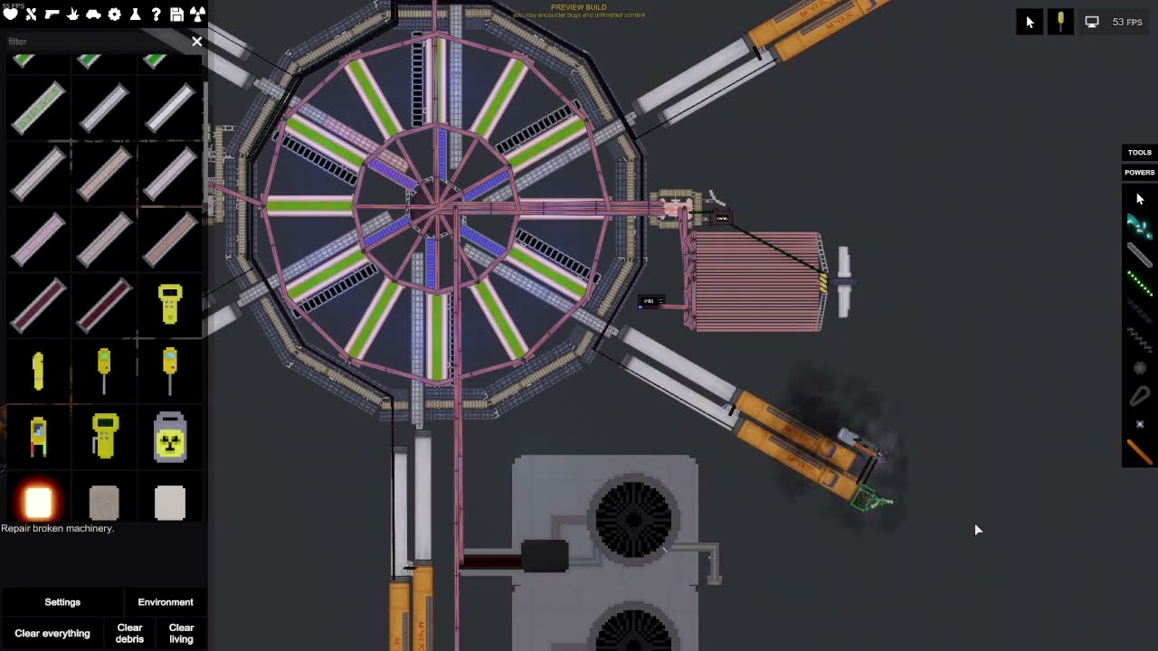 WIP circle nuclear reactor + explosion [People playground]