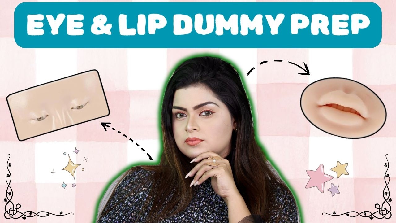 Eye & Lip Dummy Prep | 🤓 Step By Step Tutorial On How To Prepare Eye And Lip Dummies 🧞‍♂️