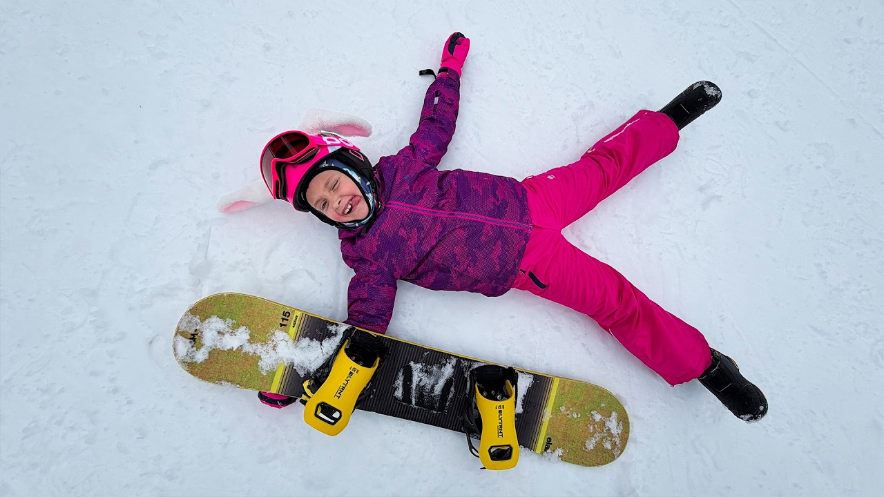 Naučí se někdy ARIANKA na SNOWBOARDU? | Klínovec 2026