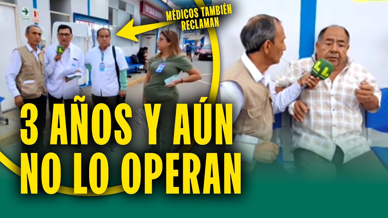 Médicos de EsSalud denuncian crisis en hospital en Chimbote: Pacientes llevan 3 años sin operarse