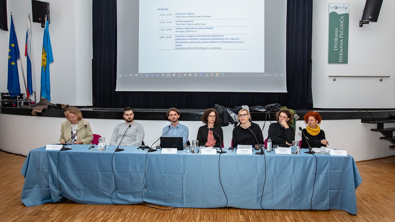 Predstavitev urbanistične zasnove za naselje Škofije v Mestni občini Koper / 7.3.2024