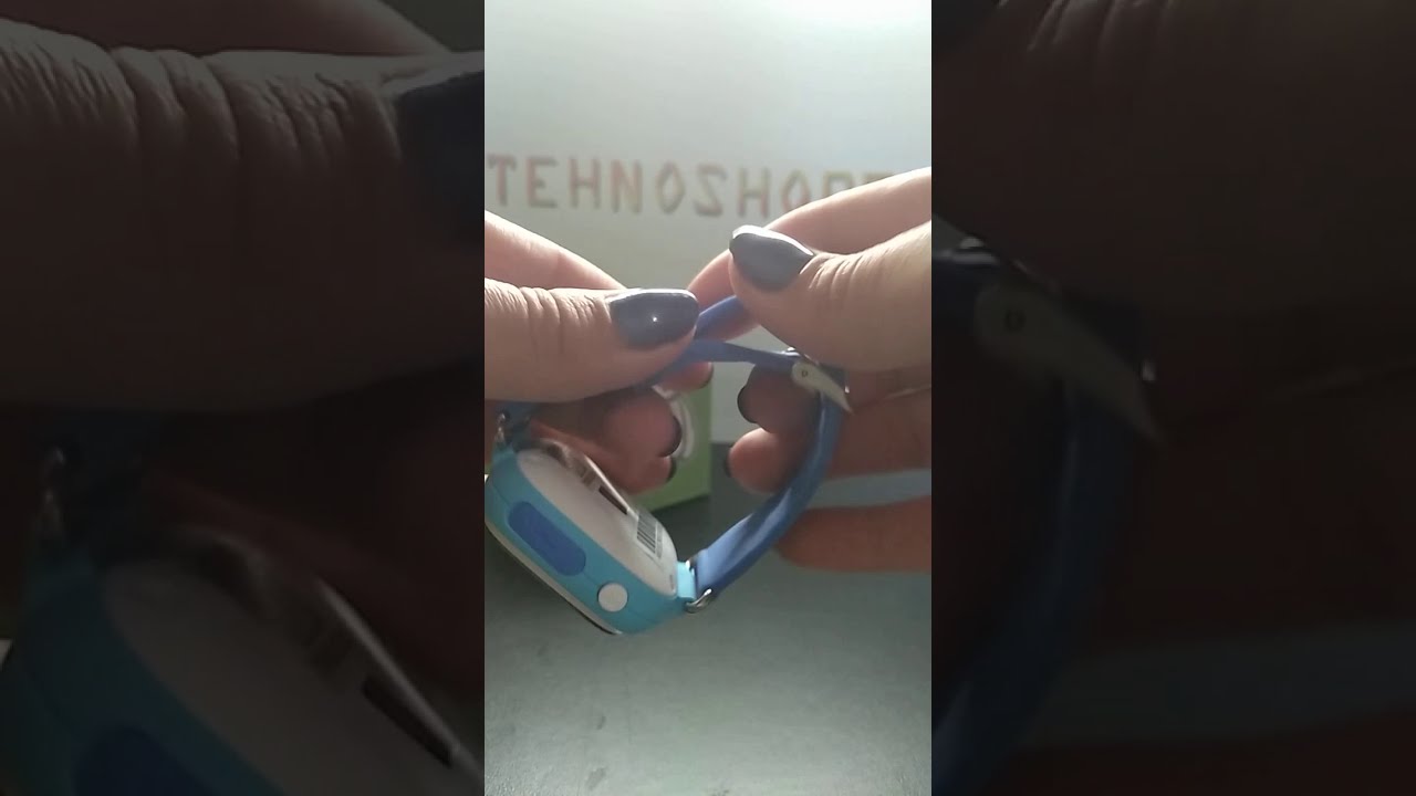 Умные детские часы с GPS Smart Baby Watch Q90 голубые