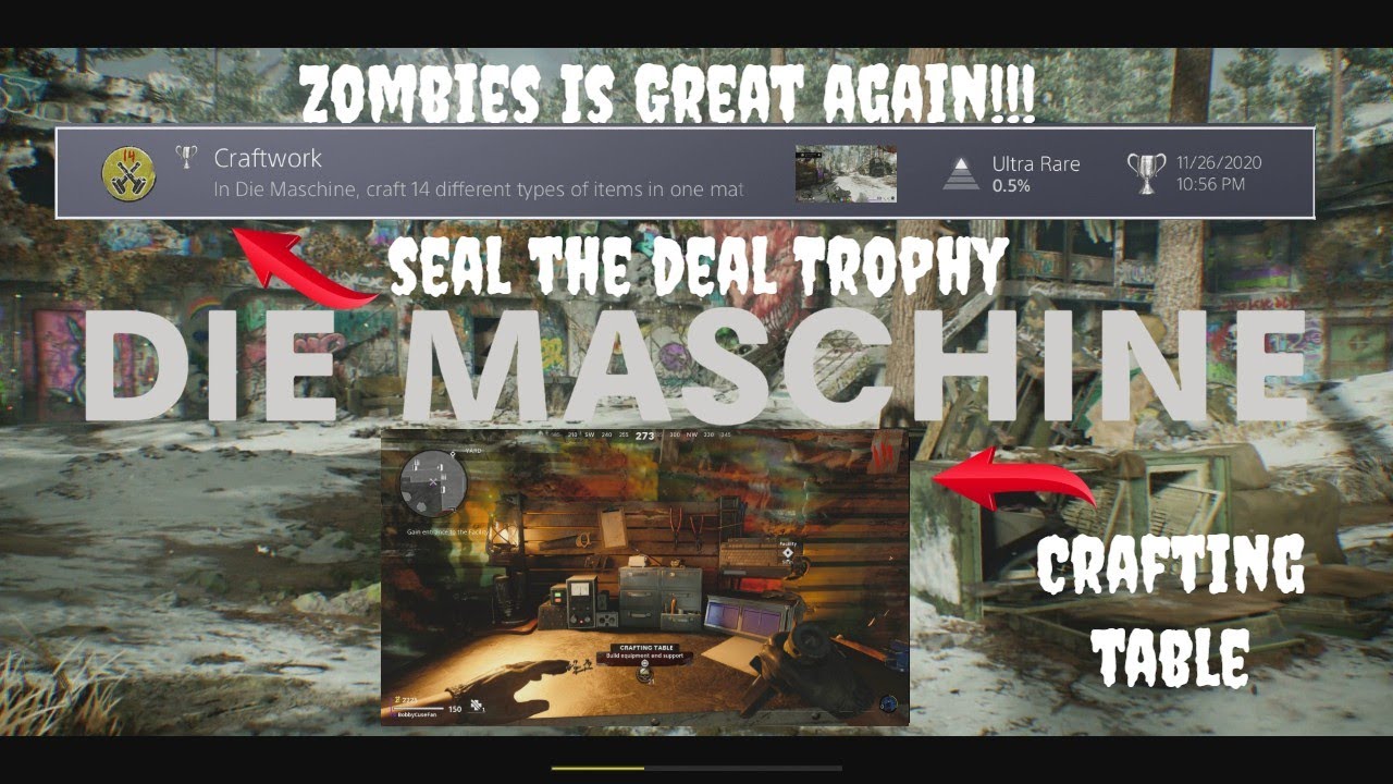 Craftwork Trophy-Call Of Duty Black Ops Cold War Zombies