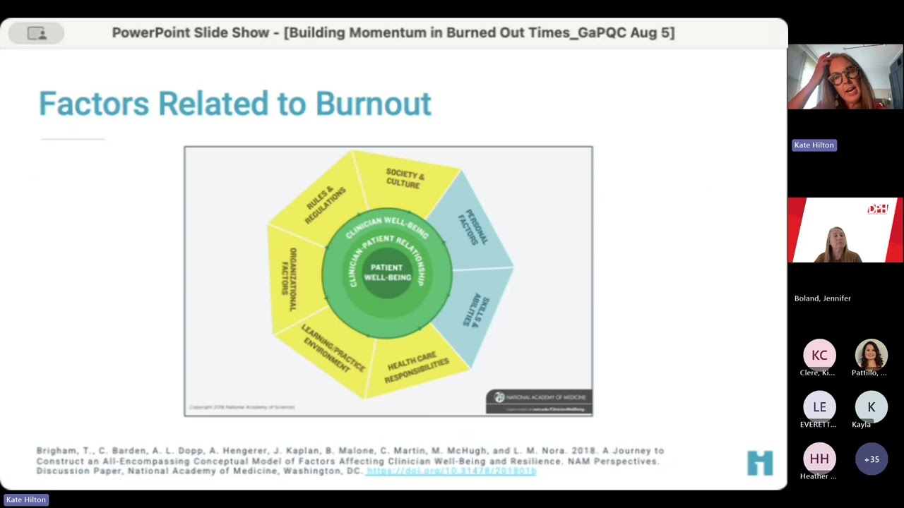 Maternal Webinar: Sustaining the Gains in Burned Out Times