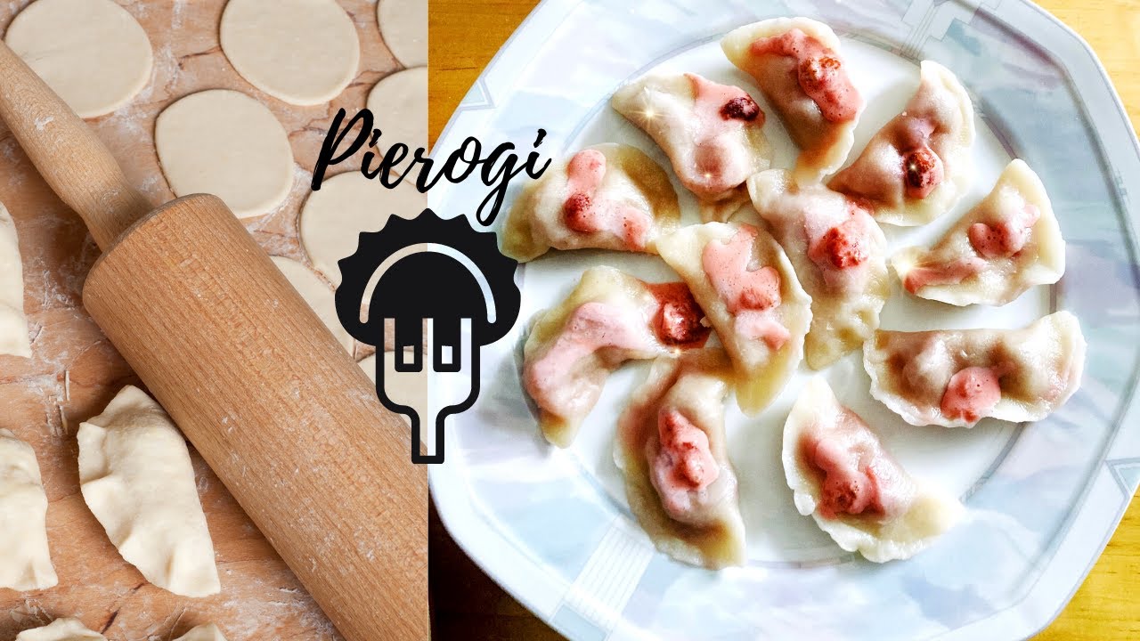 Pierogi with Strawberry Filling and Kompot 🥟🍓🥟 | Delicious Dumplings