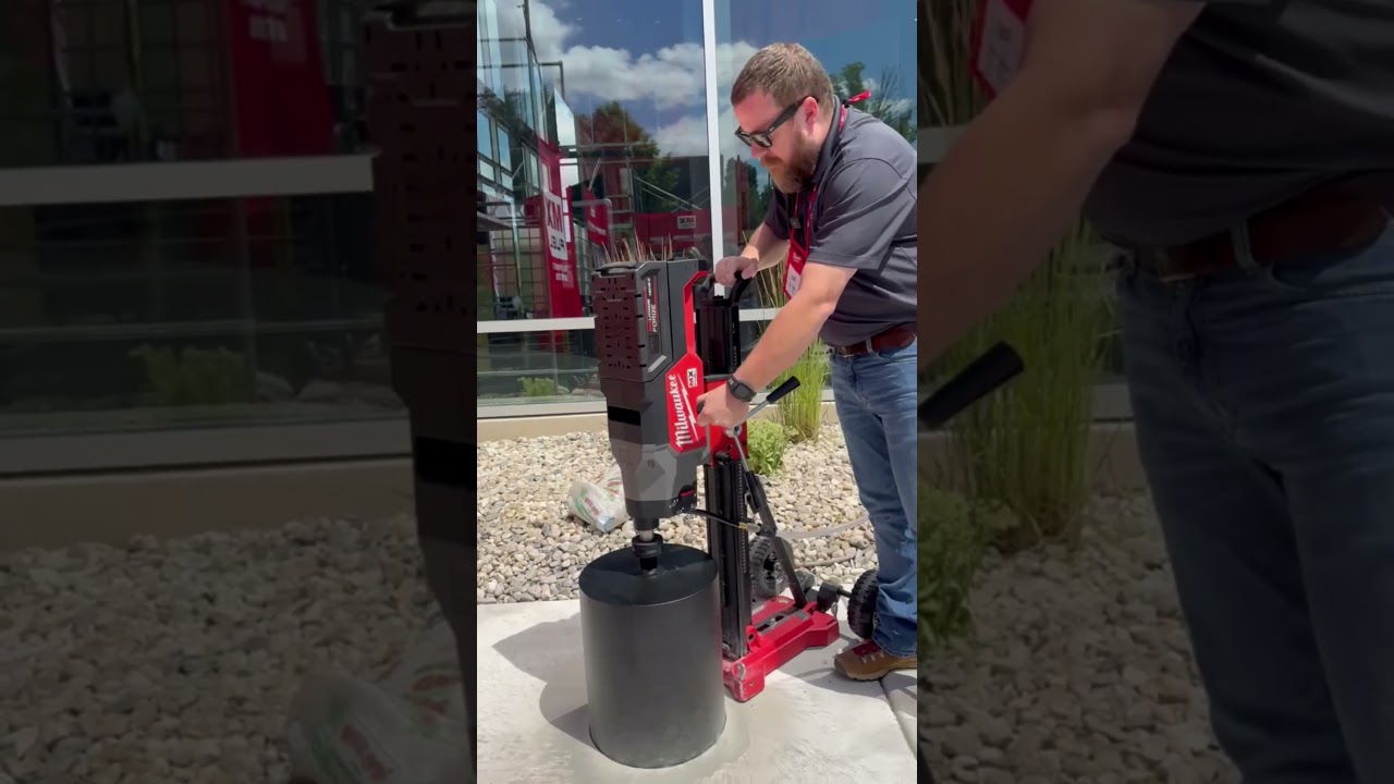 Milwaukee MX Fuel Core Drill! That&rsquo;s a 14&rdquo; bit!
