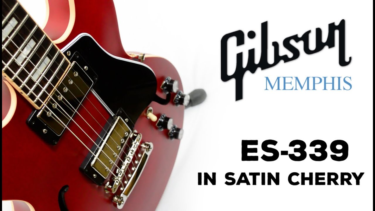 Gibson 2016 ES-339 in Satin Cherry
