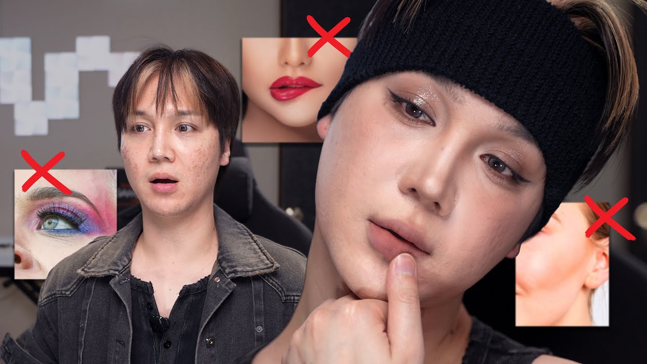 If you ever felt like a clown in makeup, this tutorial is for you (daily deep tone makeup)