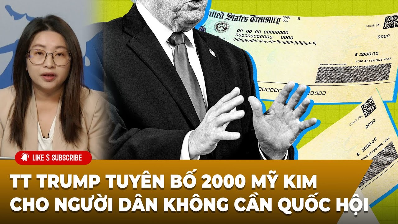 Thời Sự Thế Giới P1 (01-21-2026) TT Trump tuyên bố 2000 mỹ kim cho người dân không cần quốc hội