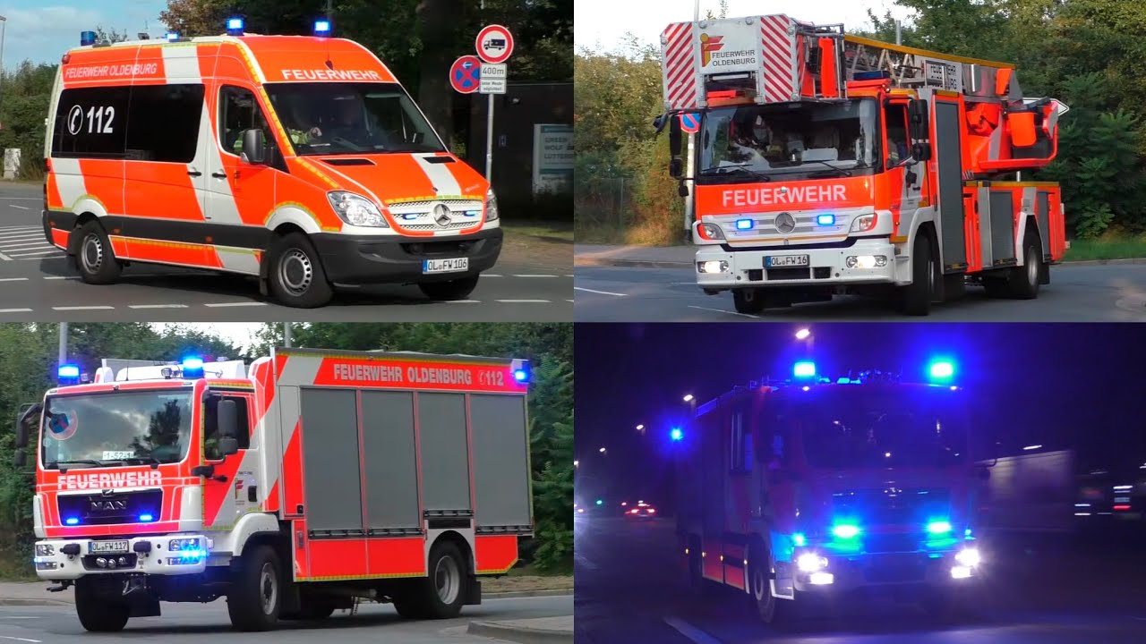 [3. Adventsspecial] Einsatzfahrten von Feuerwehr & Rettungsdienst in Oldenburg