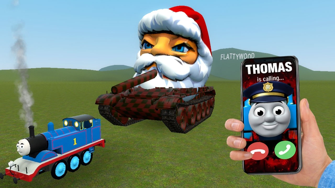 FIND THE THOMAS SHIP BEING CHASED BY THE NIGHTMARE GOGOGAGATANK in Garrys Mod!