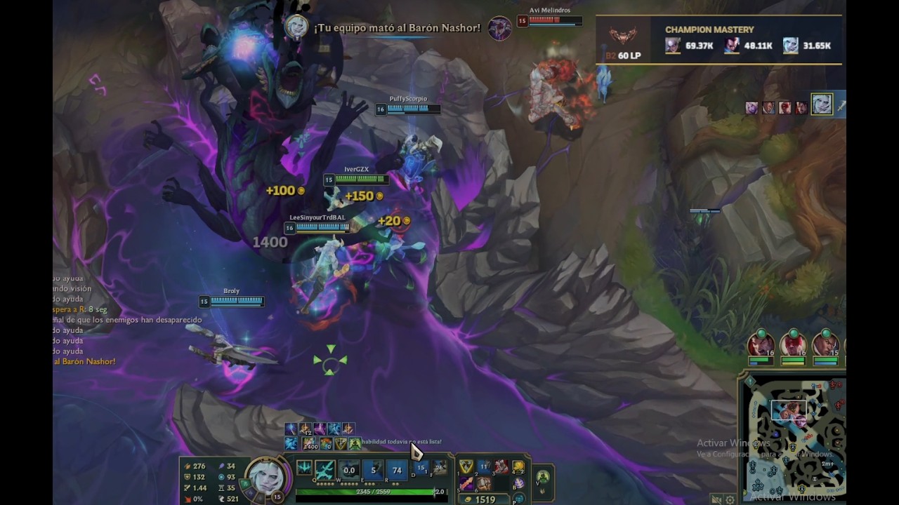 PARTIDA DE LEAGUE OF LEGENDS CON VIEGO, MAINEANDO A VIEGITO :D. CLASIFICATORIA SOLO/DUO