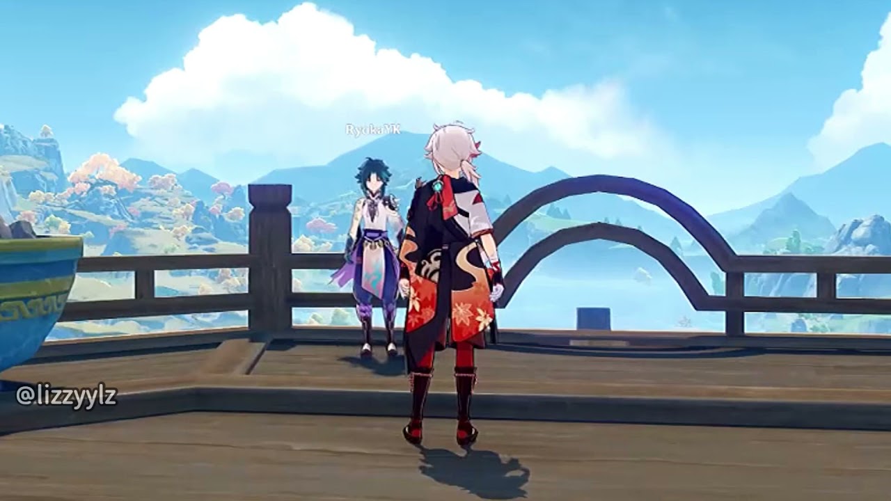 Reunited in Another World | Genshin Impact Xiao and Kazuha