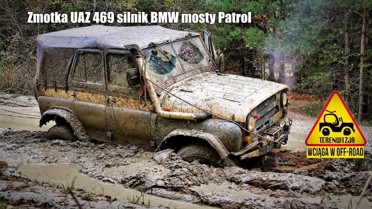 Zmotka UAZ 469 Silnik BMW mosty Patrol :)