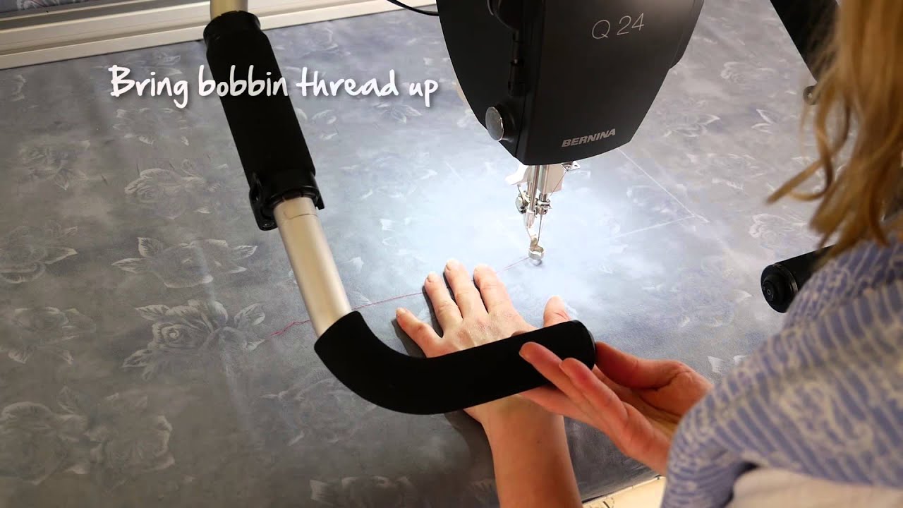 Tutorial: using the BERNINA ruler work kit on the BERNINA Q 24 longarm quilting machine