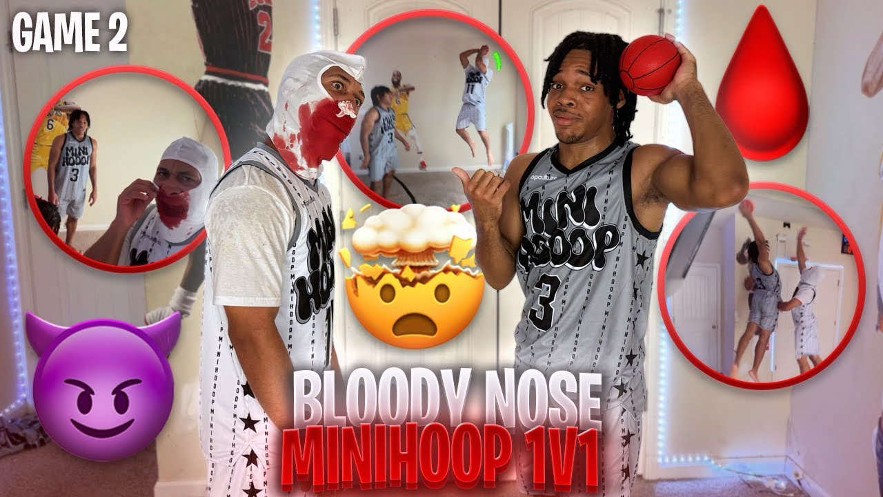 🩸Nose Dripping BLOOD in This mini hoop 1v1 🩸😳 | Regular Season Gets Real!