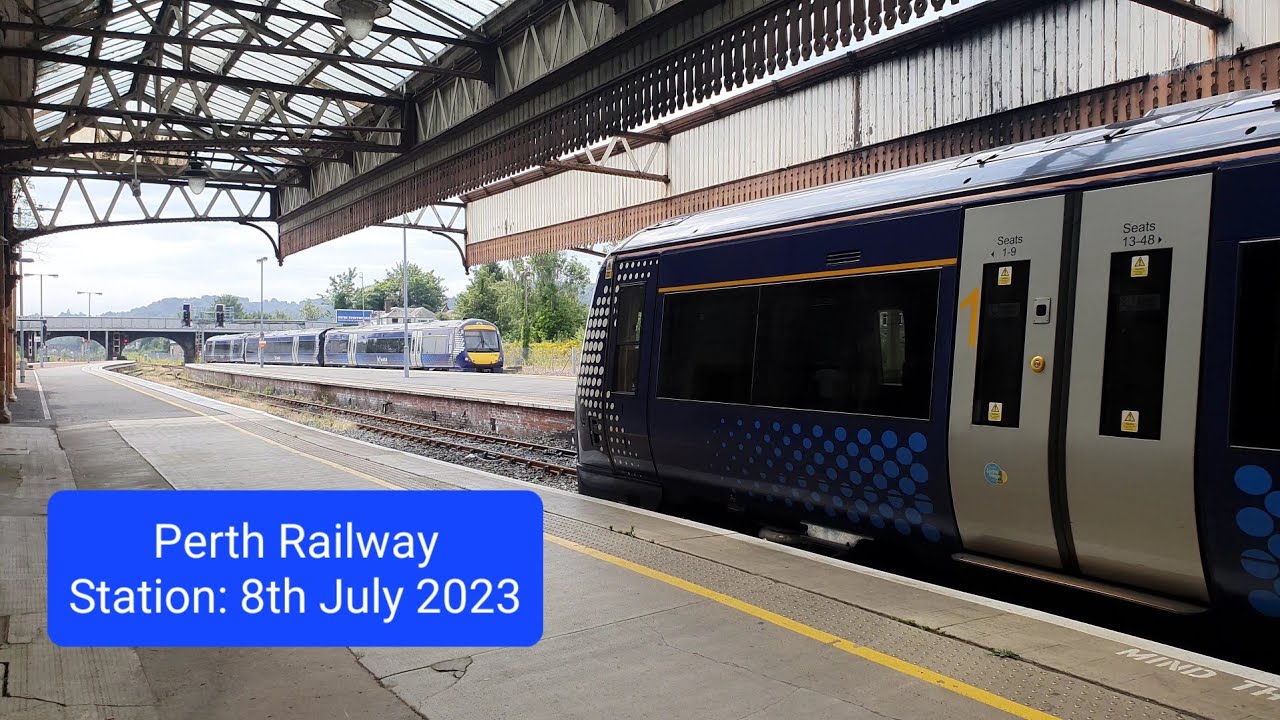 Perth Railway Station: 08/07/23 | Includes Class 43, 158 & 170 [4K]