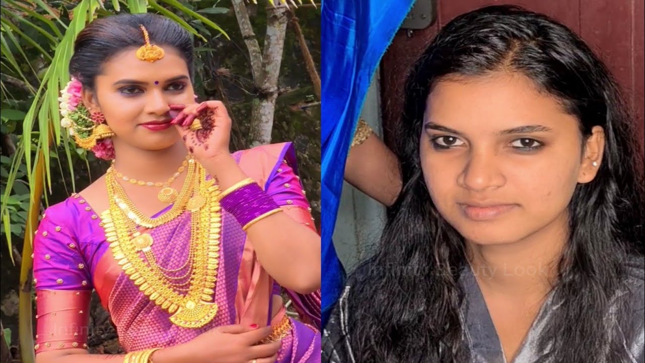 Kerala Hindu Bridal Makeup | Infinity Beauty Look | Sarika Vinayak