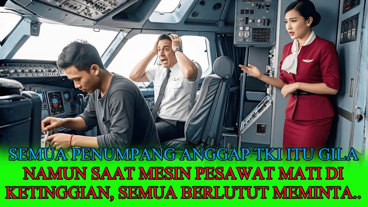 KISAH NYATA‼️TKI Ini Dianggap GILA Karena Ingatkan Pilot Saat Radar Mati & Dia Selamatkan Semua!