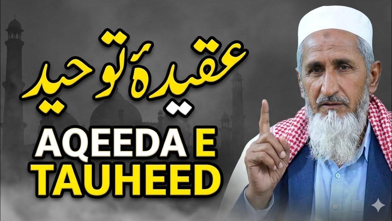 عقیدہ توحید پر دلسوز بیان ۔ حضرت مولانا قاری محمد سلیمان اعوان صاحب 