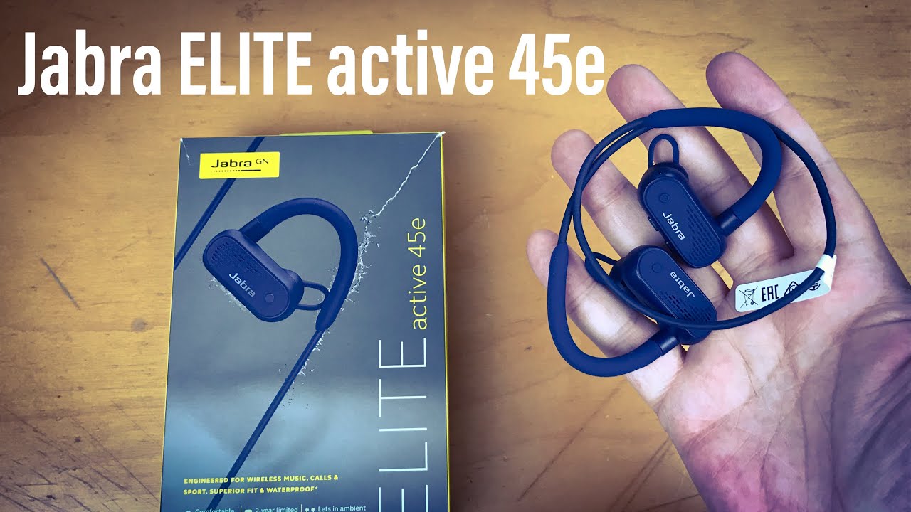 Jabra ELITE active 45e (UNBOXING)