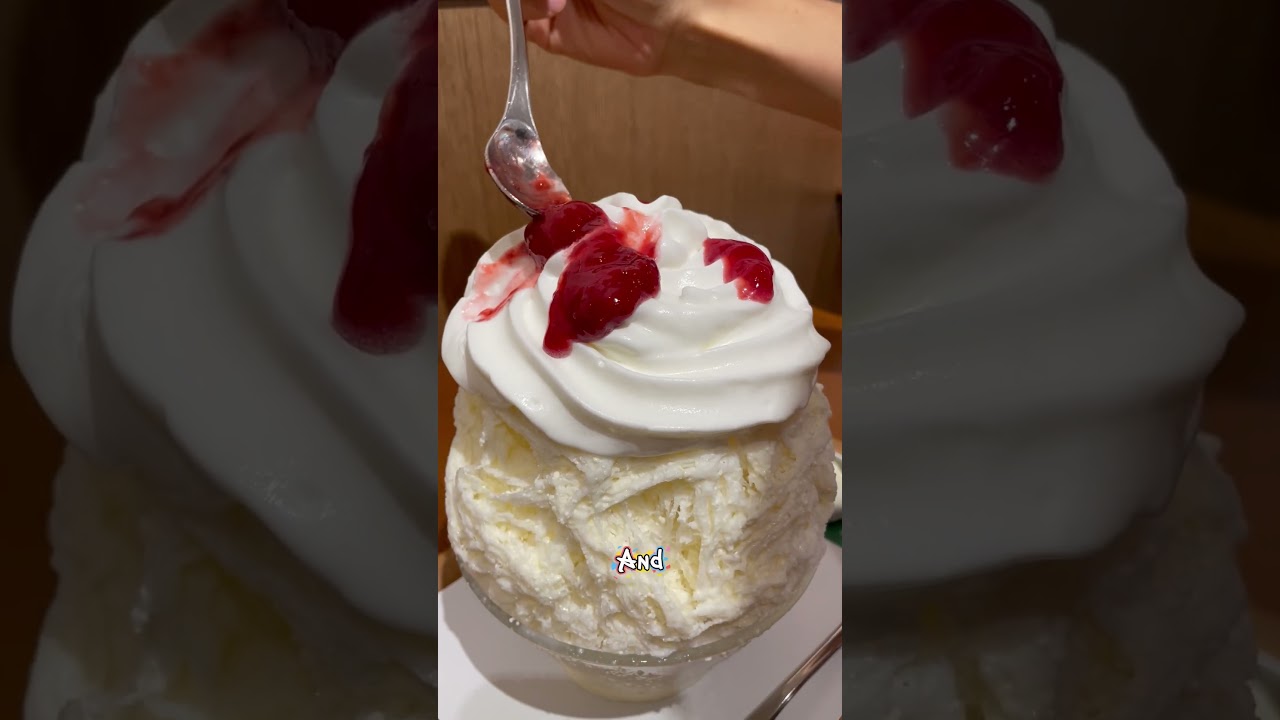 Have you ever tried Kakigori in Japan?? #japan #kakigori #japaneseculture #japanesefood