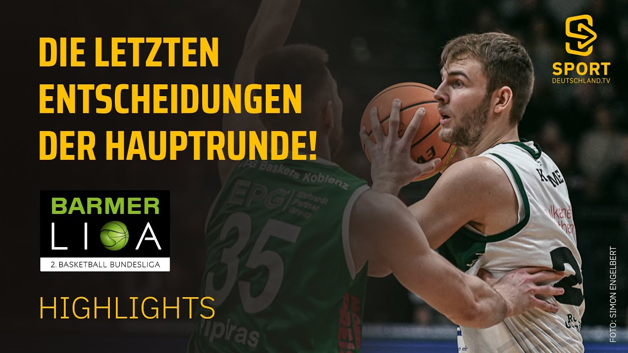 Alle Highlights des 34. Spieltags - BARMER 2. Basketball Bundesliga | SDTV Basketball