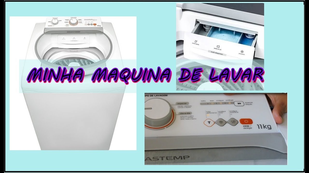 MINHA MAQUINA DE LAVAR/ Lavadora de Roupas Brastemp 11 kg BWJ11AB com Turbo Performance – Branca
