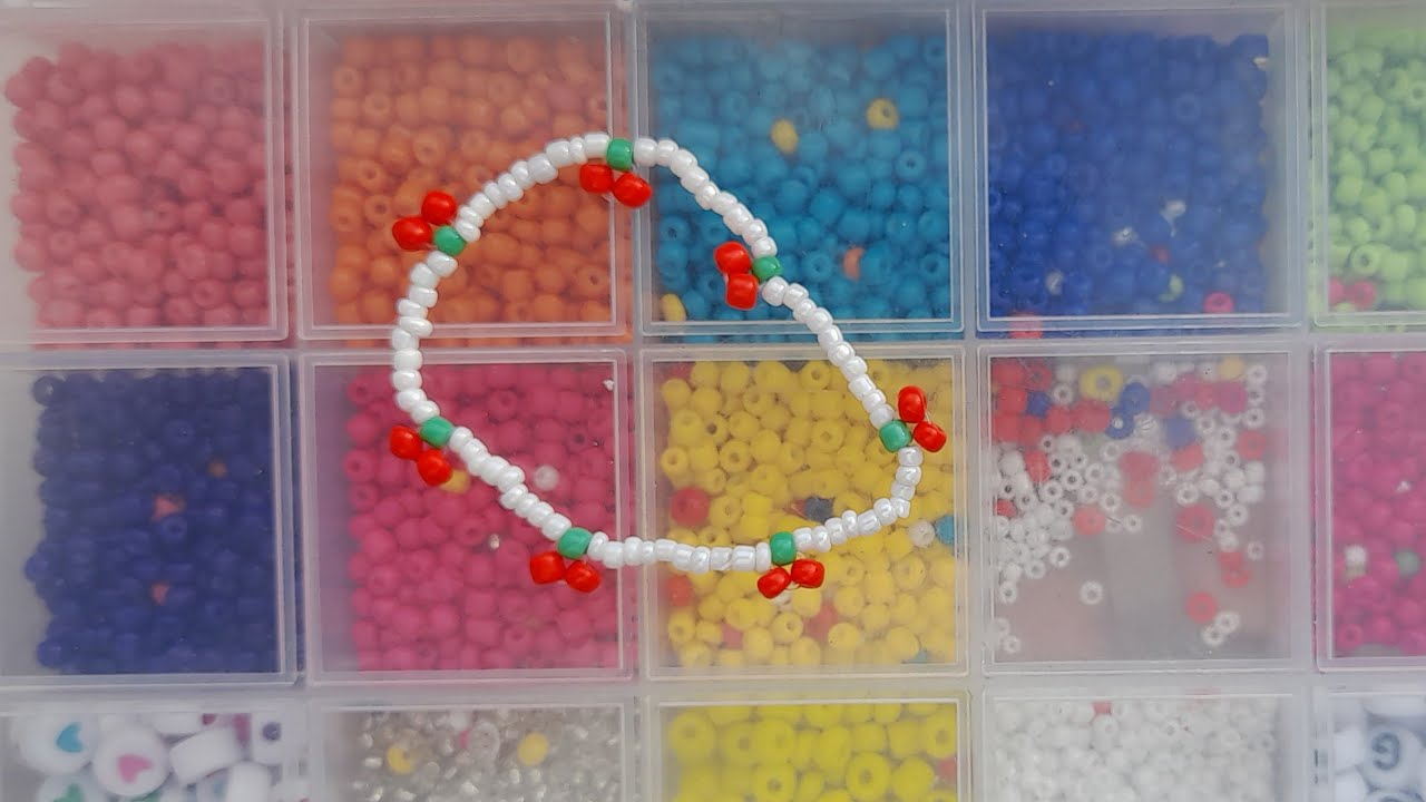 Pulsera de Cerezas 🍒 | Accesorios y Bisutería de Chaquiras.